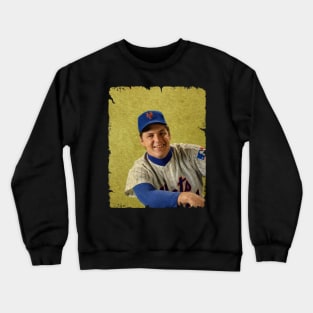 Tom Seaver in New York Mets Crewneck Sweatshirt